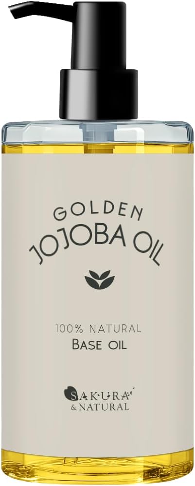 SAKURA&NATURAL ゴールデンホホバオイル 300ml 天然100%無添加 マッサー... – POWERFUL CARE OUTER BEAUTY
